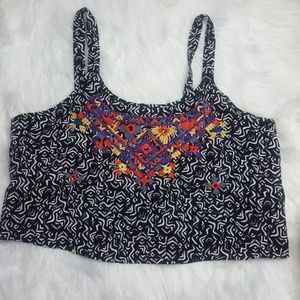 Xhilaration Tribal Crop Top - Size L